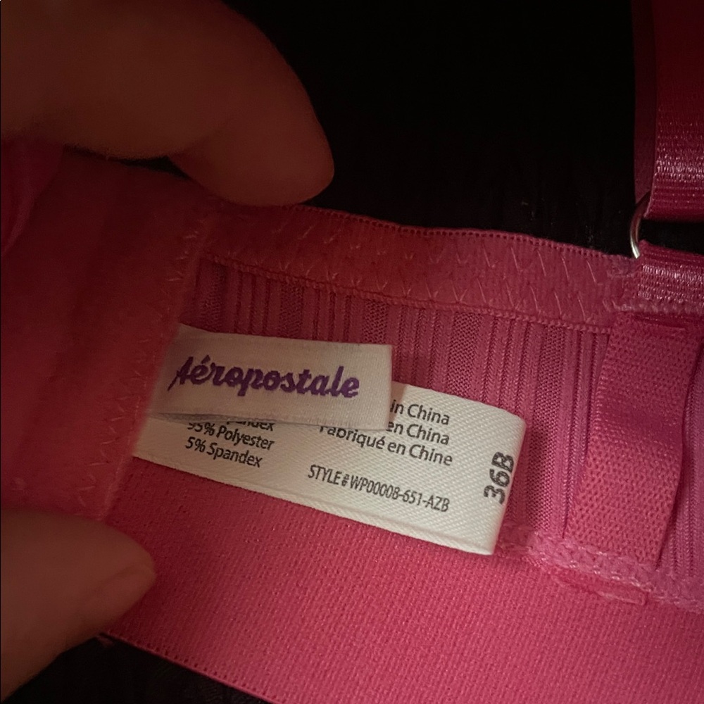 Aeropostale Vibrant Pink Bra - Picture 2 of 8